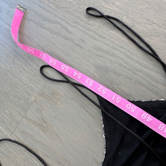 Alice + Olivia Nelle Embellished Maxi Dress Crystal Rhinestone Sequin Sz 2 EUC - Picture 12 of 12